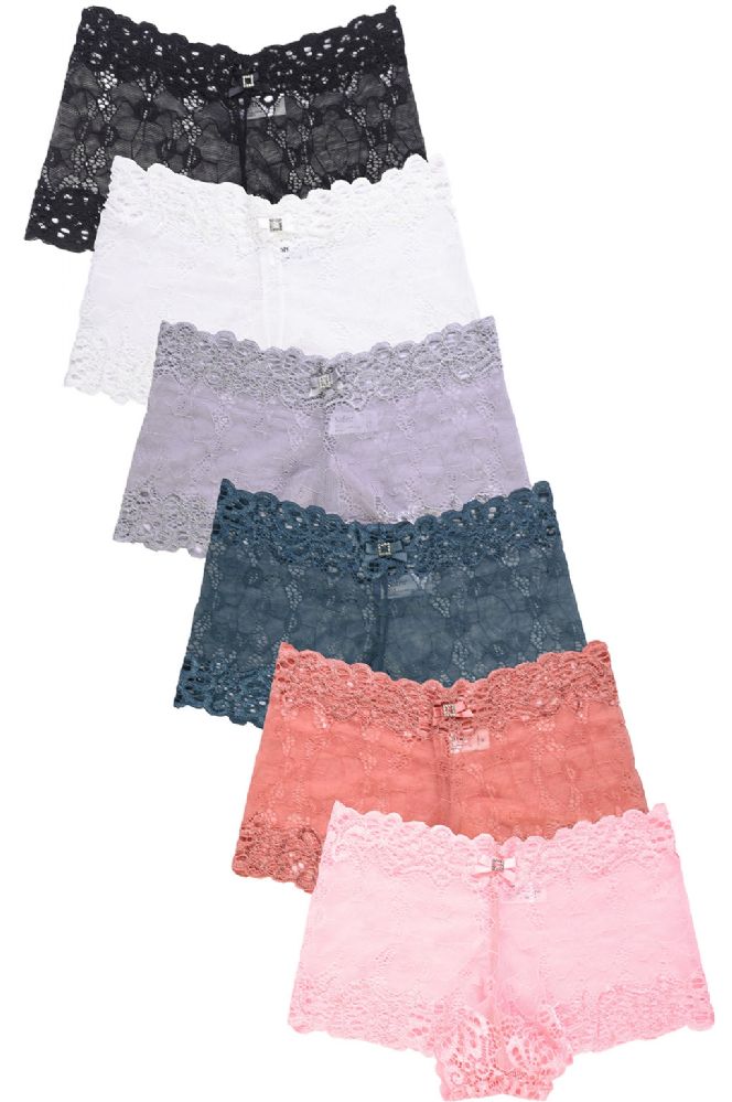 432 Pieces of Sofra Ladies Lace Hipster Panty
