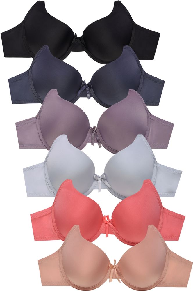 288 Pieces of Sofra Ladies Full Cup Plain Bra A Cup