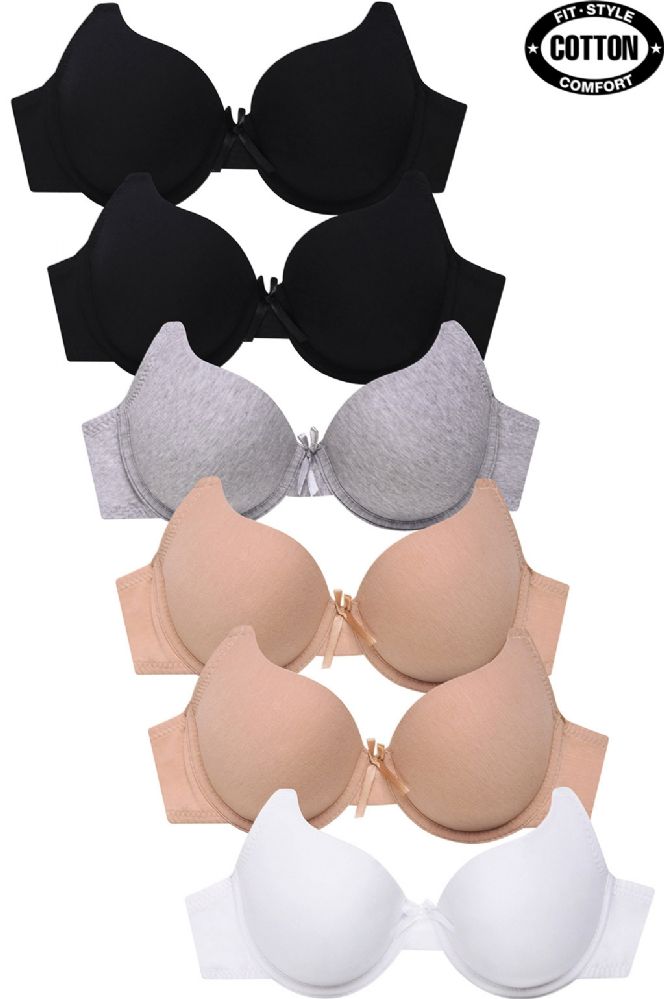 Wholesale double padded push up bra For Supportive Underwear