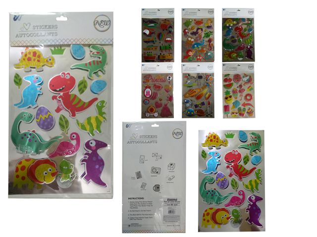 288 Pieces of Fun Assorted Stickers