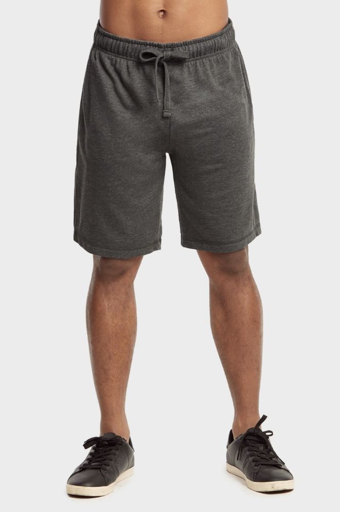 12 Pieces of Knocker Mens Lightweight Terry Shorts In Charcoal Grey Size X Large