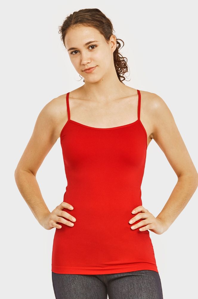 72 Pieces of Ladies Camisole In Red