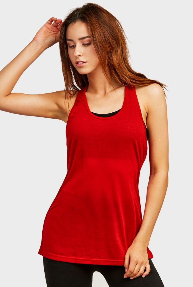 72 Pieces Sofra Ladies Light Weight Athletic Tank Top In Red - Womens  Camisoles & Tank Tops - at 