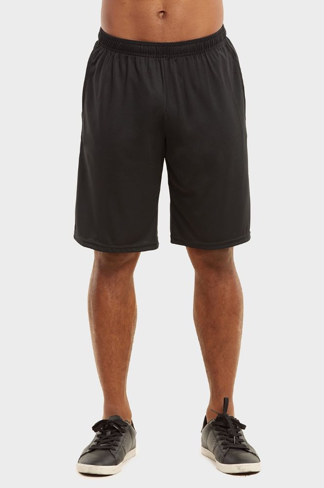 12 Pieces of Knocker Mens Athletic Shorts In Black Size Medium