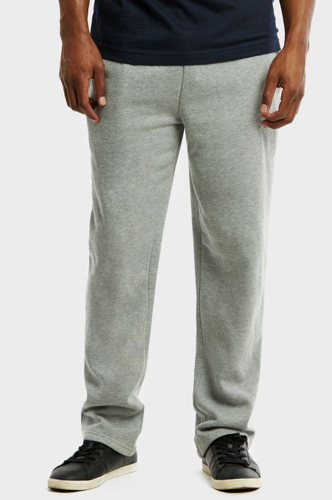 12 Pieces of Knocker Mens Slim Fit Fleece Heavy Weight Sweat Pants Heather Grey In Size Small