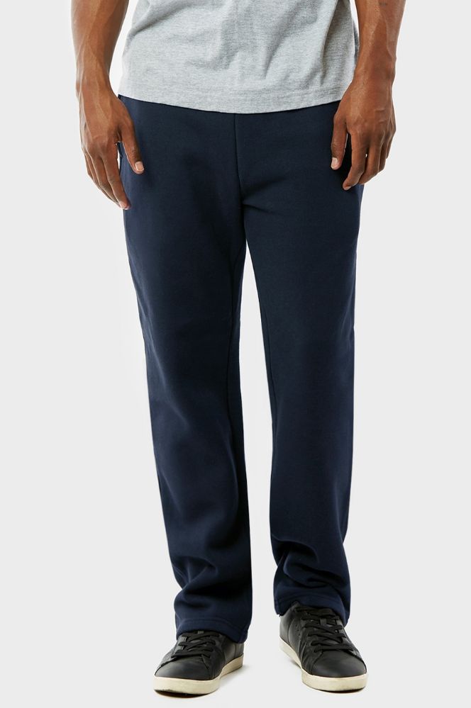 12 Pieces of Knocker Mens Slim Fit Fleece Heavy Weight Sweat Pants Navy In Size X Large