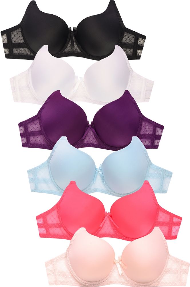 288 Pieces Mamia Ladies Full Cup Lace Bra - Womens Bras And Bra Sets - at 