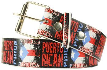 96 Wholesale Proud To Be A Puerto Rican Belt
