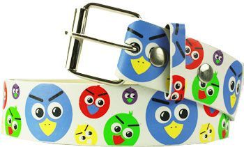 96 Wholesale Angry Birds Printed Belt