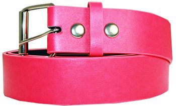 36 Pieces Neon Pink Mixed Size Plain Belt - Belts