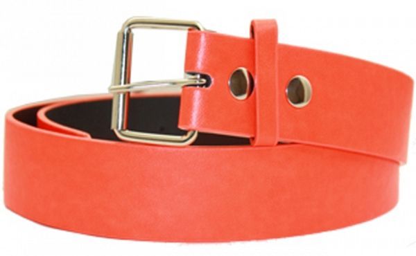 12 Pieces Neon Orange Buckle Belts for Adults - Mixed size - Belt Buckles