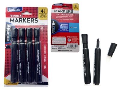 144 Pieces of Permanent Markers 4pc