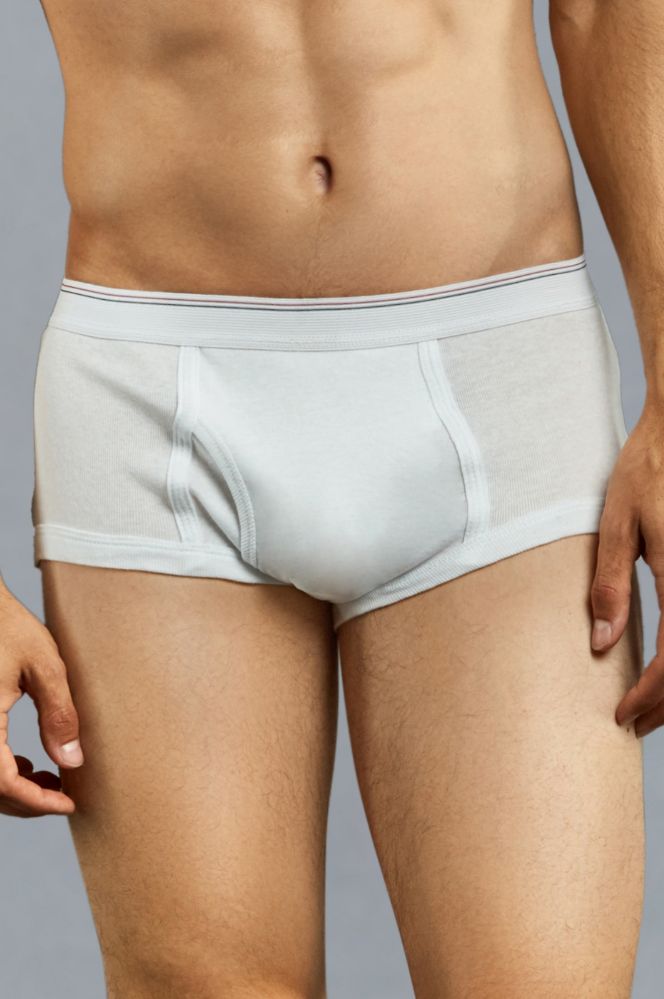 144 Pieces White Cotton Men's Briefs Large - Mens Underwear - at