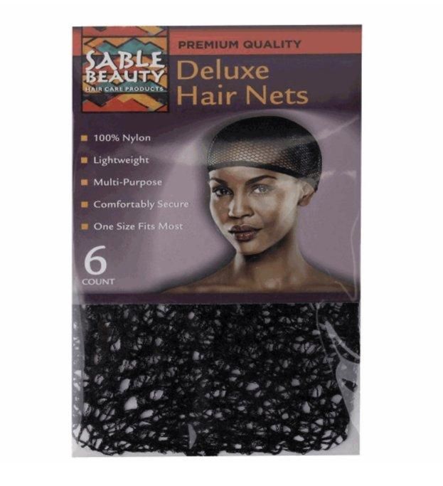 24 Wholesale 6pk Deluxe Hair Nets