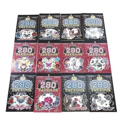 24 Packs of 280pc Temporary Tattoo Book