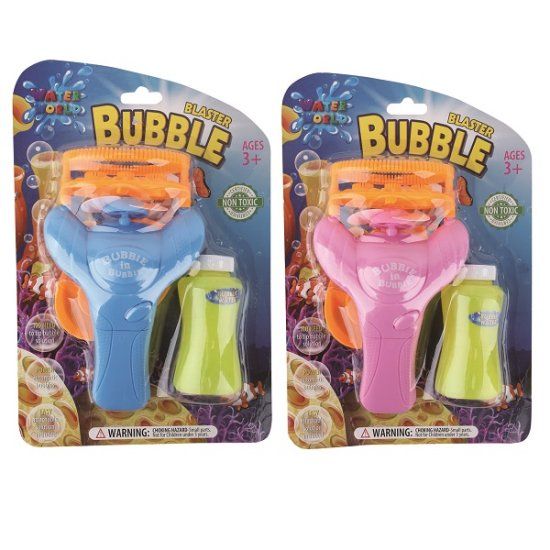 24 Pieces B/o Bubble Blaster [big Head] - Bubbles