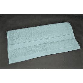 24 Pieces of Strong And Durable Cotton Poly Blend Top Quality Salon Towel Size 16x27 In Blue Mist