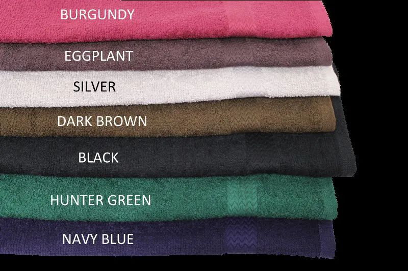 24 Wholesale Prism Bleach Safe Salon Towels Vat Dyed In Size 16x29 In Eggplant