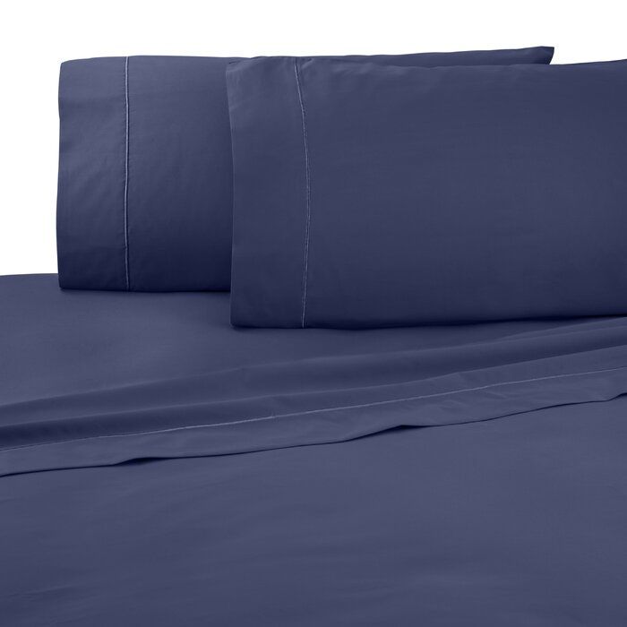 12 Pieces of Martex Twin Size Colored Sheets Heavy Weight And Durable In Navy