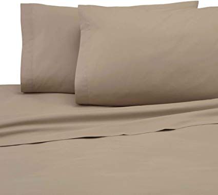12 Pieces of Martex King Size Colored Fitted Sheet Heavy Weight And Durable In Khaki