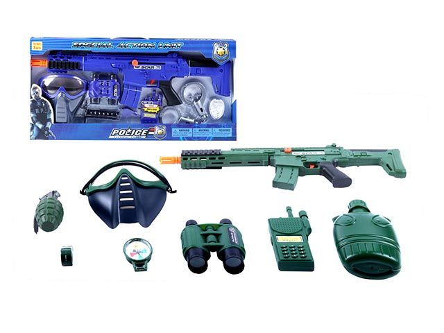 16 Wholesale Vibrate Soldier & Police Play Set