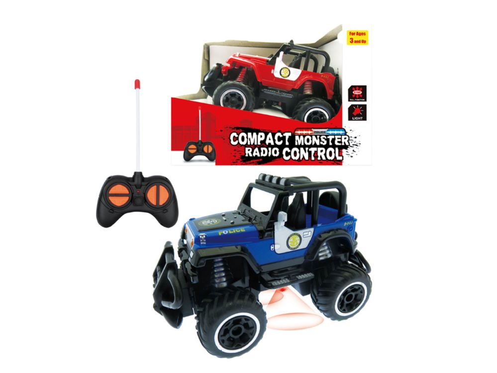 48 Wholesale R/c Compact Police Truck W/light 5.5"