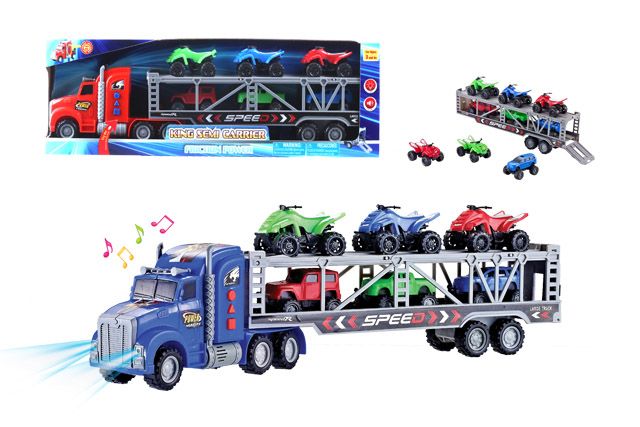 16 Wholesale Friction Truck Carrier With Light And Sound