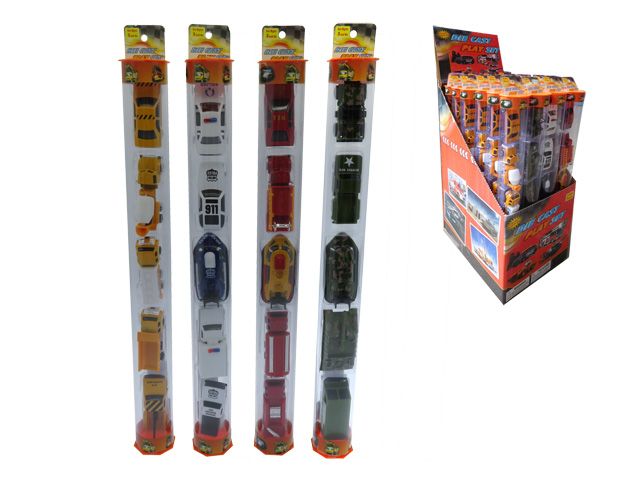72 Wholesale Diecast Car Tube Collection