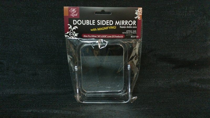 144 Pieces of Rectangular Double Sided/zoom Mirror W/ Stand