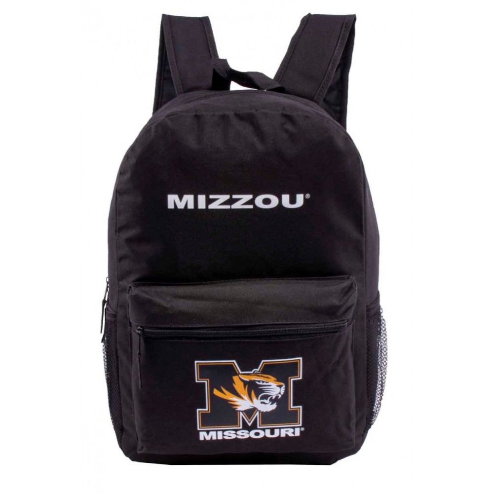 24 Wholesale Missouri University Bulk Backpacks In Black