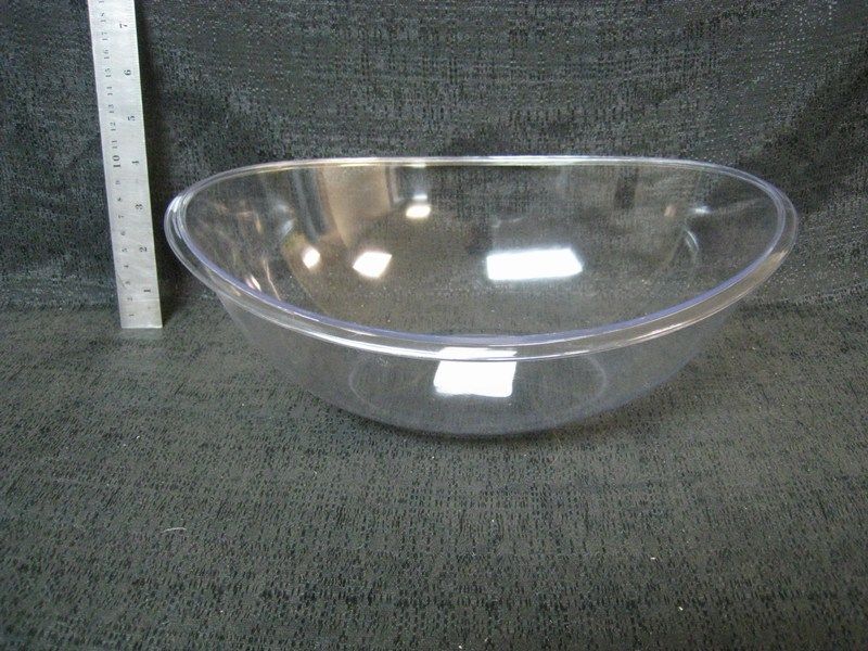 48 Pieces of Pl. Clear Tray Rect. Diag. Lines 36pc/c