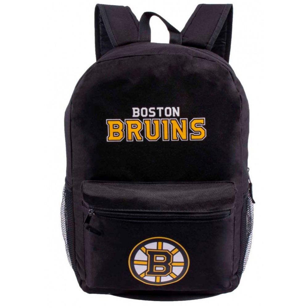 24 Wholesale Boston Bruins Bulk Backpacks In Black