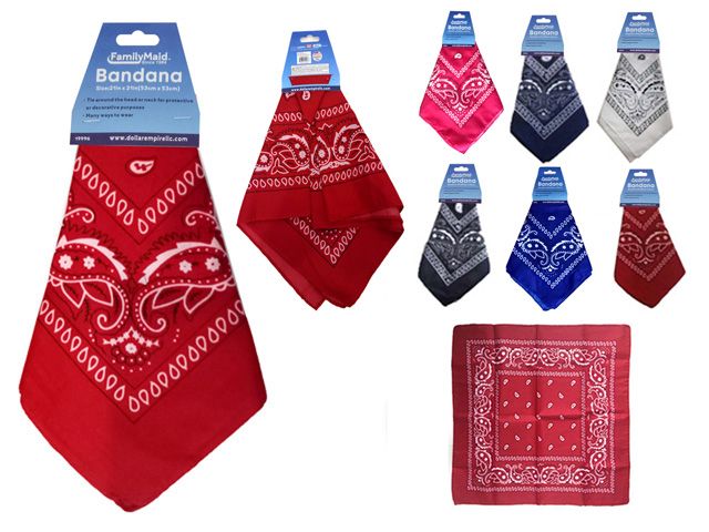576 Pieces of Bandana Assorted Colors