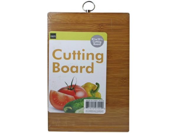 18 Pieces of Rectangle Cutting Board With Hanging Loop Hook