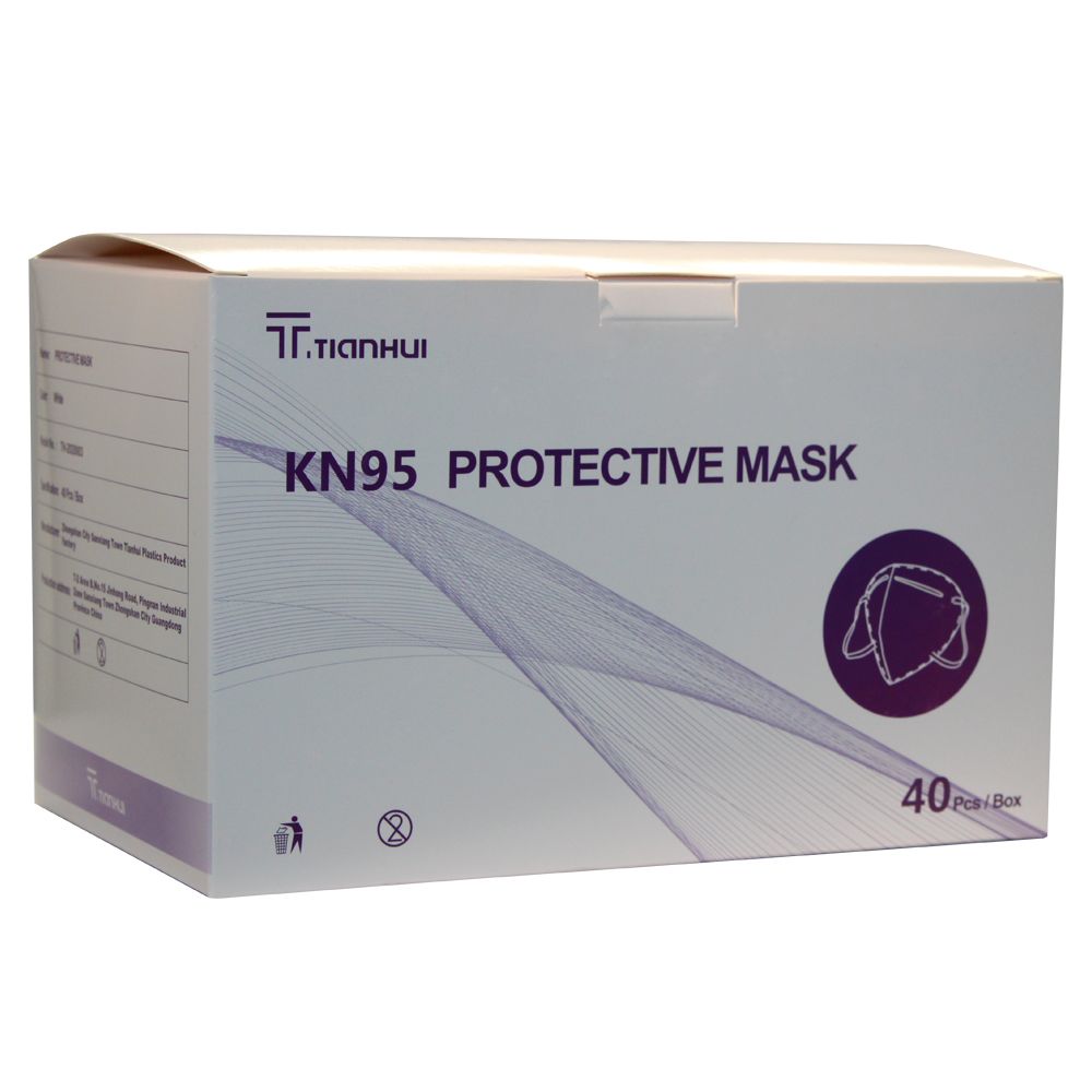 Kn 95 Disposable Face Mask 40 Ct In (inner Bag 10 X 4)