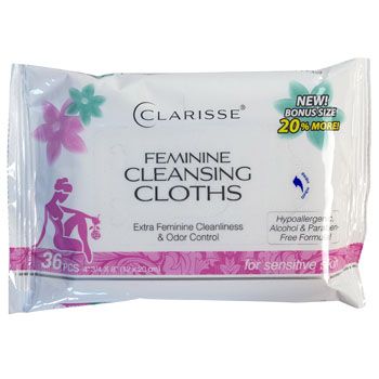 24 Pieces of Feminine Wipes 36ct Sensitive Intimate Cleansing In 12pc Pdq Clarisse