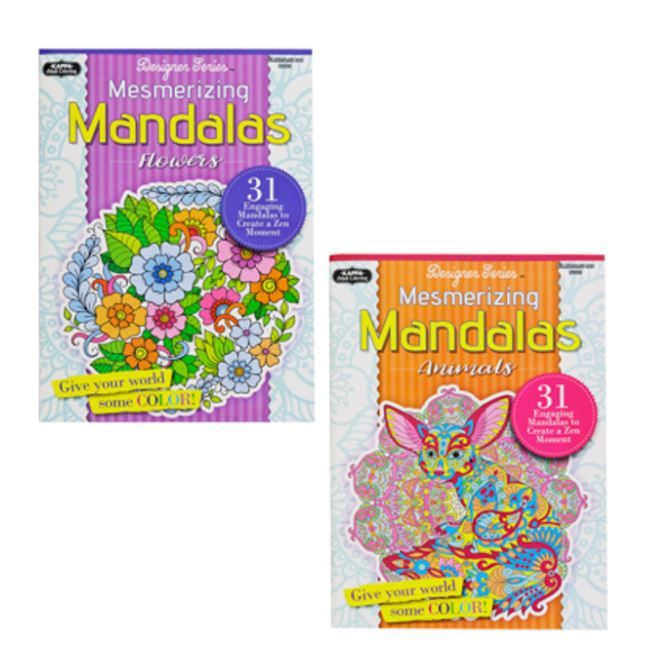 48 Wholesale Coloring Book Adult Assorted Designs - at