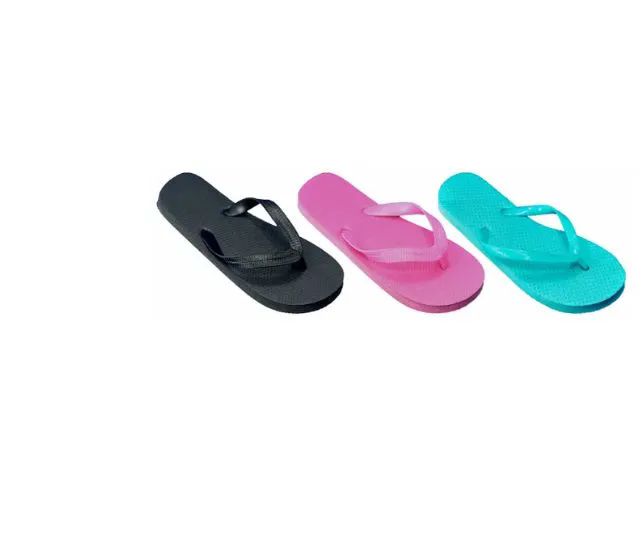 120 Wholesale Women's Assorted Color Flip Flops