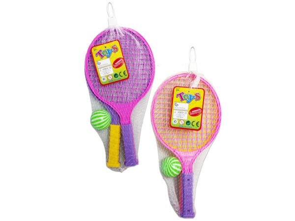 36 Pieces of 2 Pack Racket Play Set 2 Asst Colors