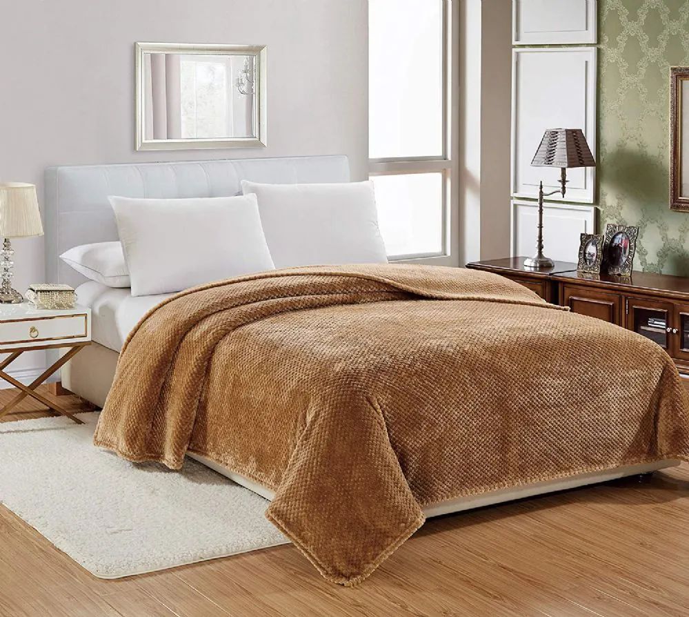 Mocha bed throw hot sale