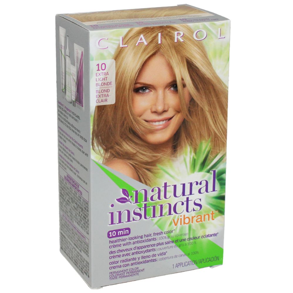 12 Pieces of Clairol Natural Instic Light Blonde Hair Color