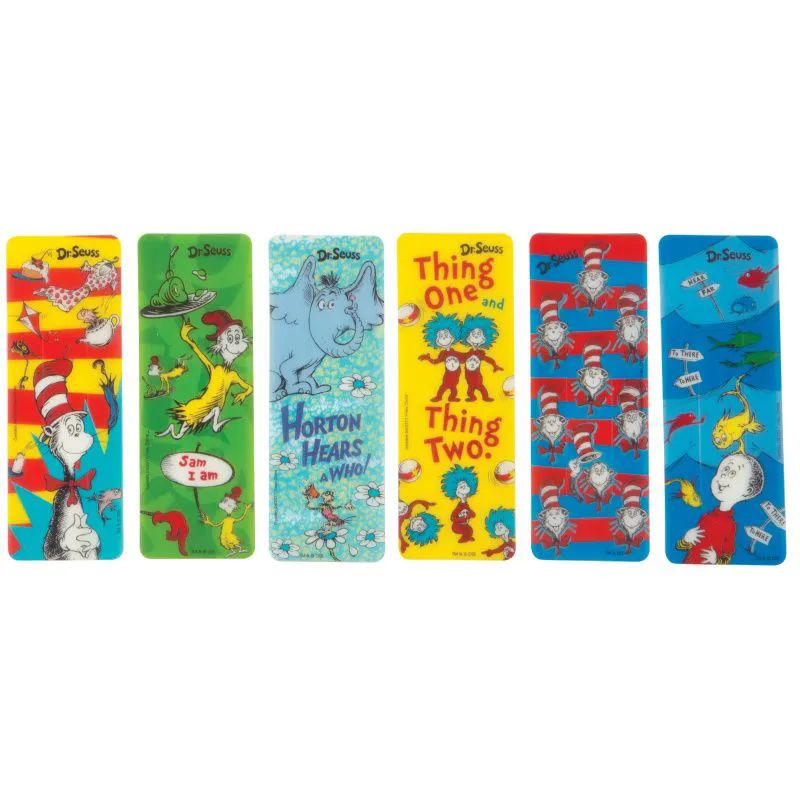 48 Wholesale Dr. Seuss SavE-A-Page Bookmarks