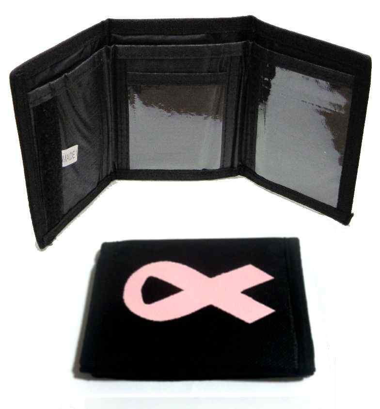 36 Wholesale Pink Ribbon Wallet