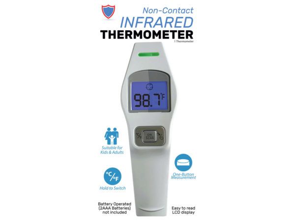 6 Pieces of Infrared Forehead Thermometer No Touch Thermometer