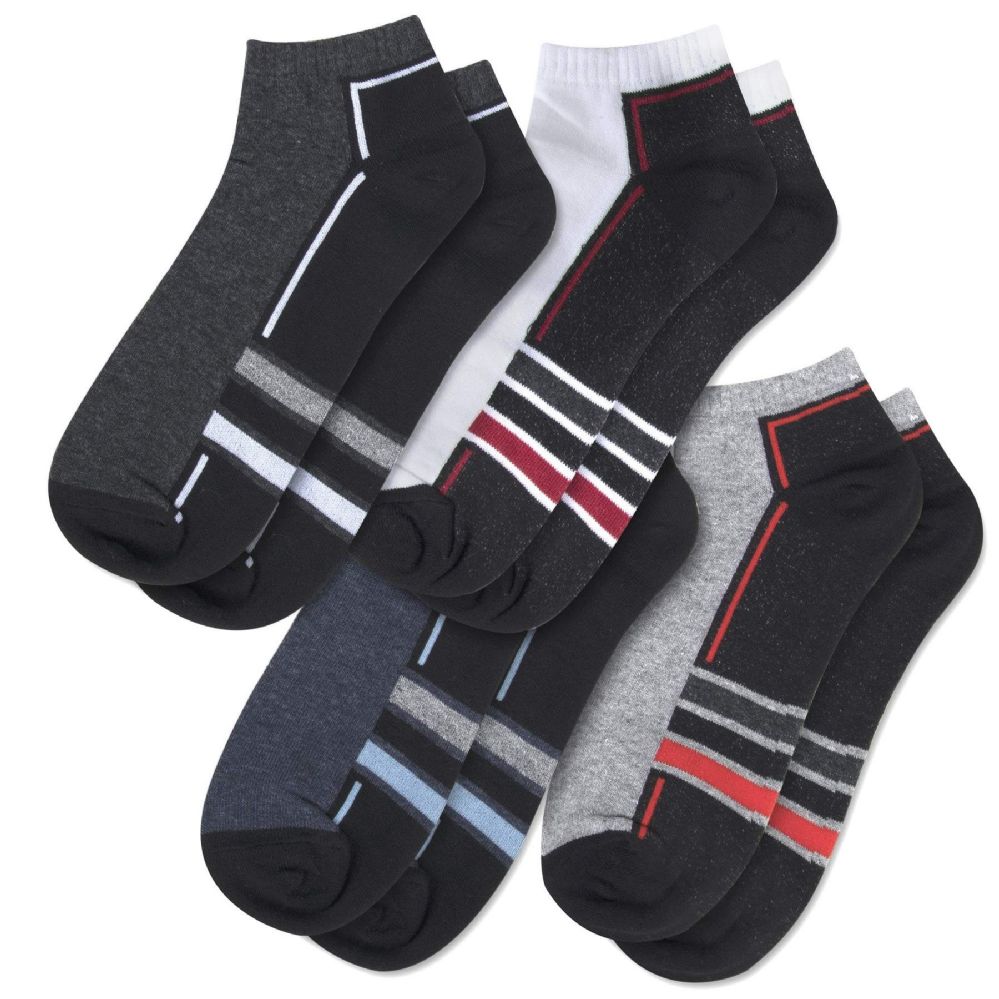 120 Wholesale Men's Cotton Ankle Socks
