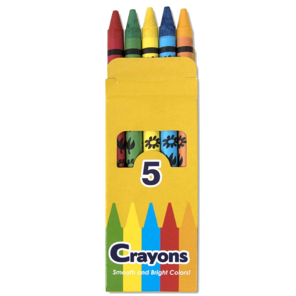 96 pieces of 5 Pack Of Crayons