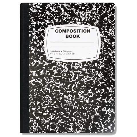 20 Pieces of Composition Book College Ruled
