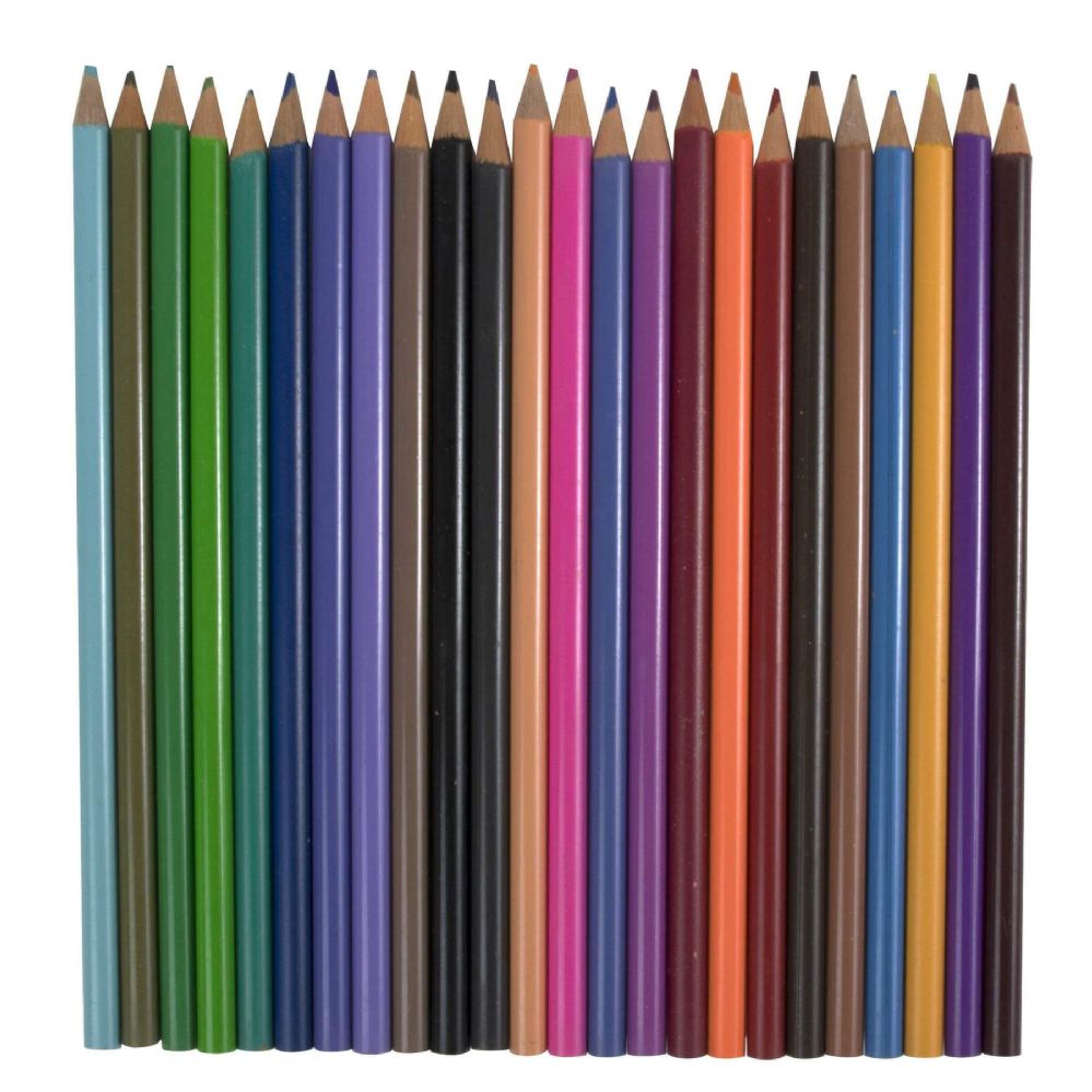 48 Wholesale 24 Pack Of Colored Pencils at
