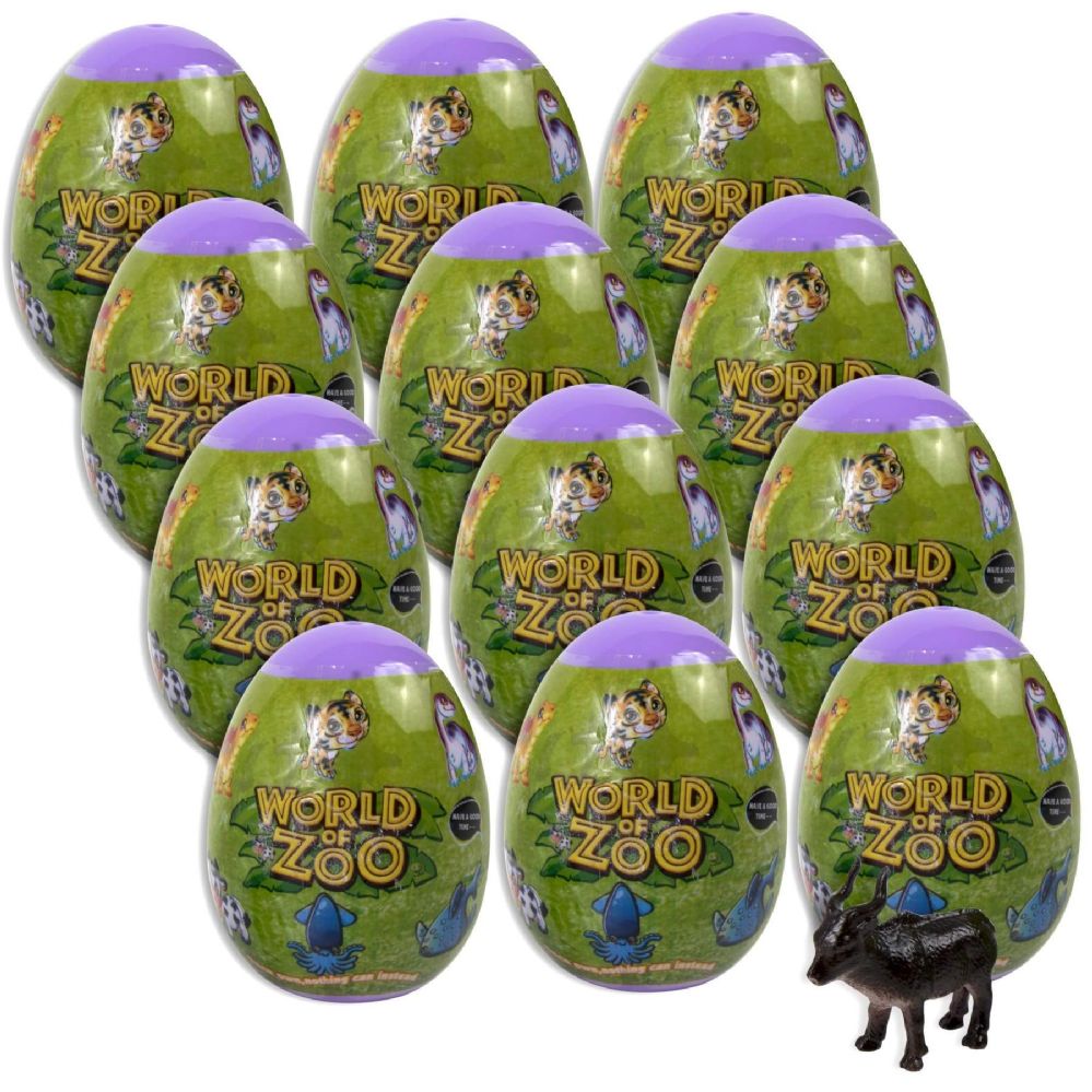 50 Pieces of Animal Eggs With Surprise Inside - 12 Collectible Figures