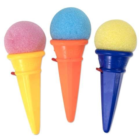 50 Pieces of Ice Cream Cone Foam Launcher Toy